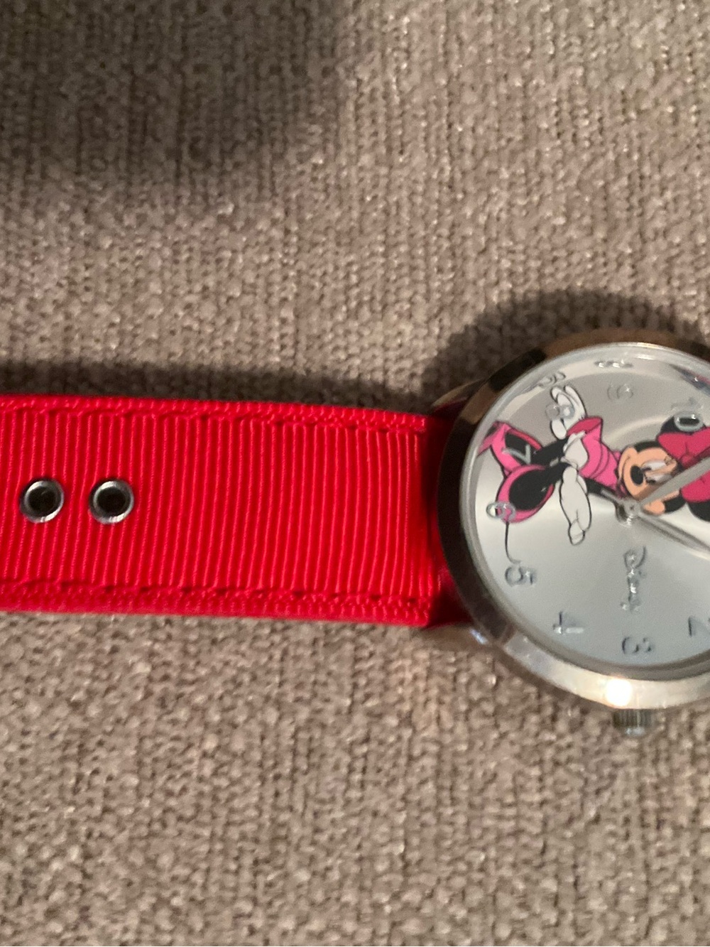Disney Minnie Mouse Red and Pink Children's Watch